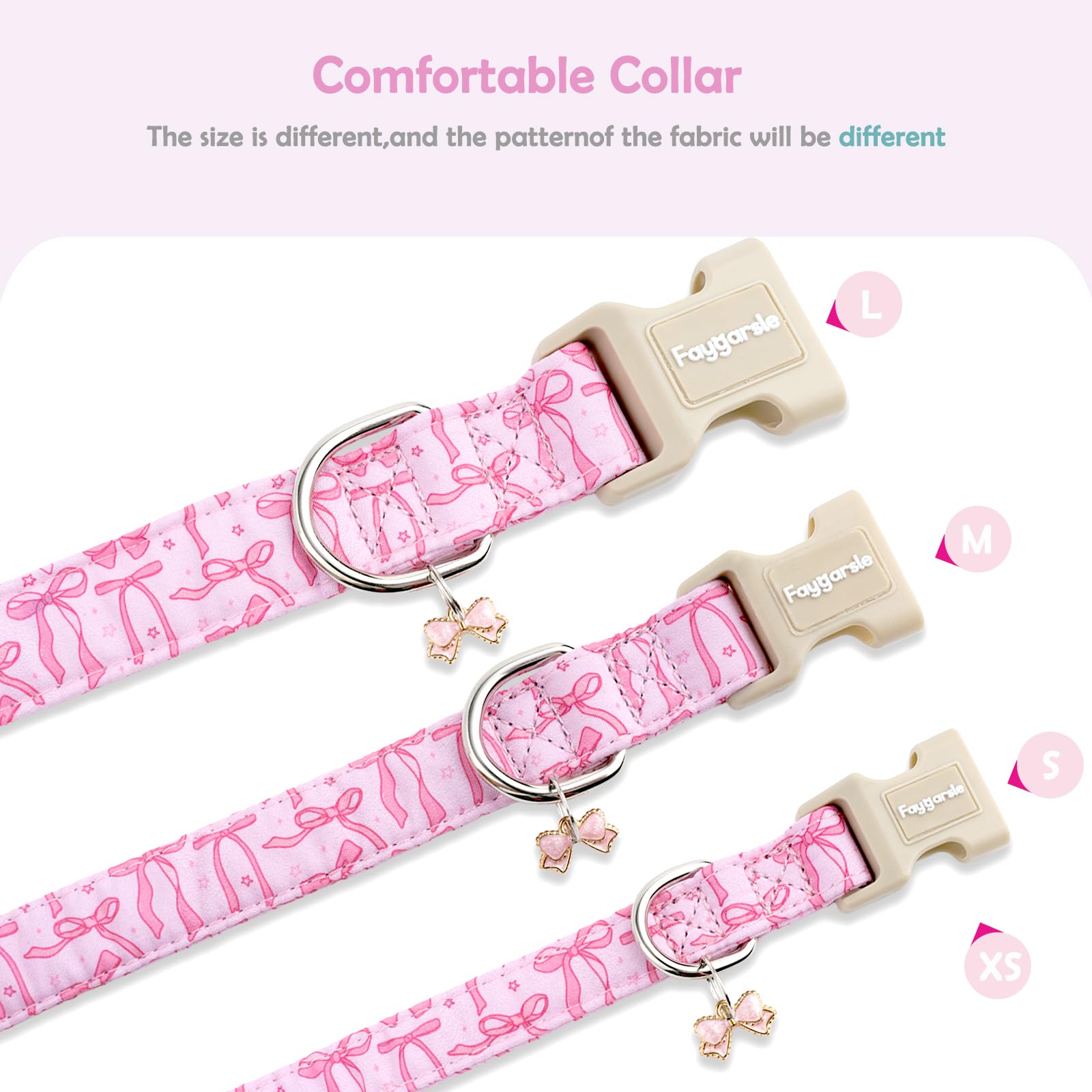 Faygarsle seasonal pink bow print ideal for spring and summer adventures