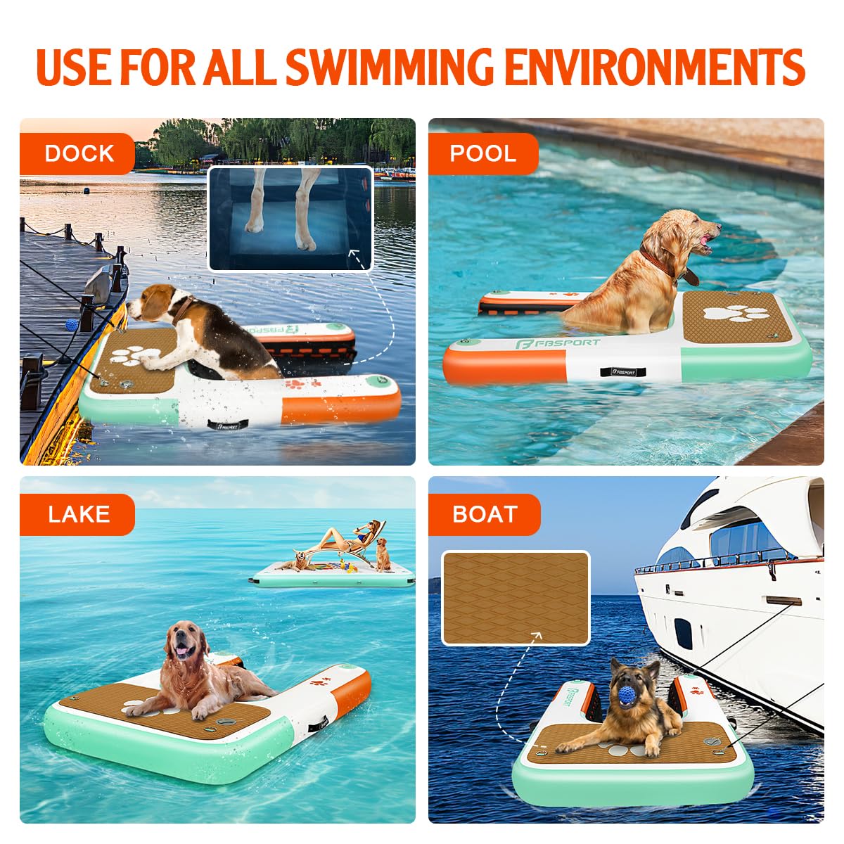 FBSPORT pool-lake use demonstrates versatility across water activities