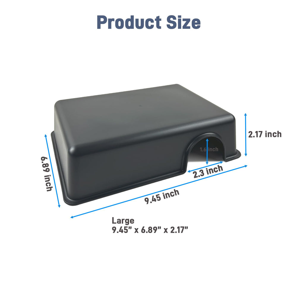FCALIVV durable reptile hide box easy-clean surface after use for hygiene