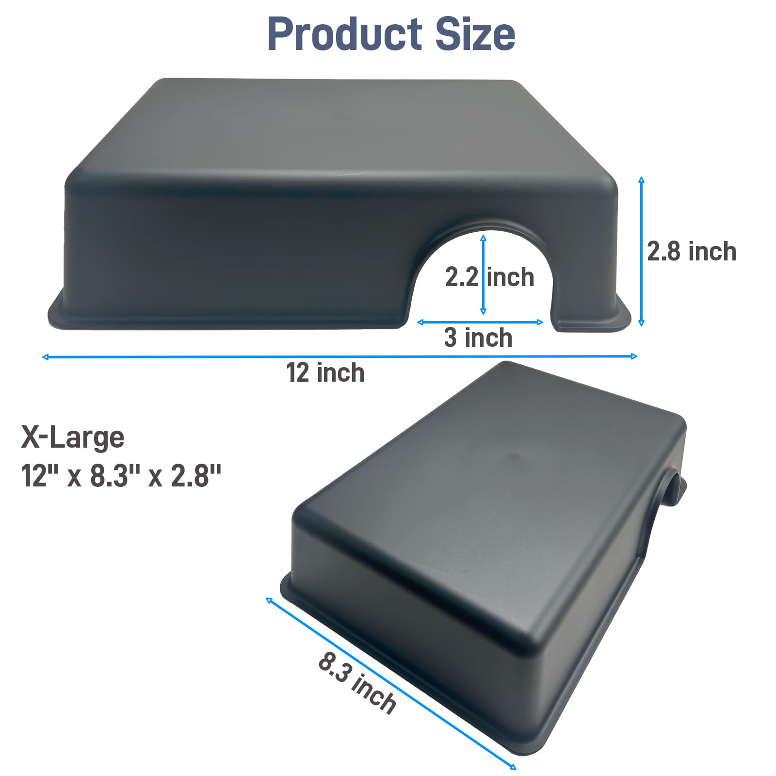 FCALIVV large reptile hide fits in various tanks as a low-profile shelter