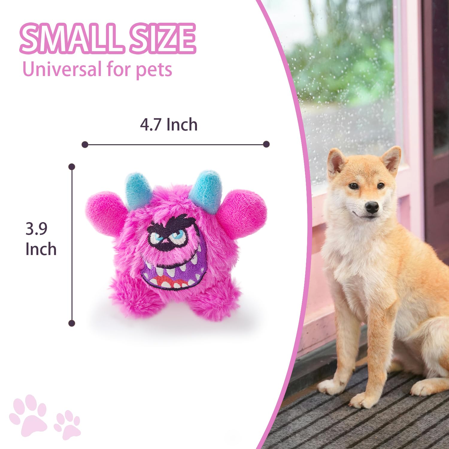 FCCUM soft-spike inner ball provides textured chewing and grip.
