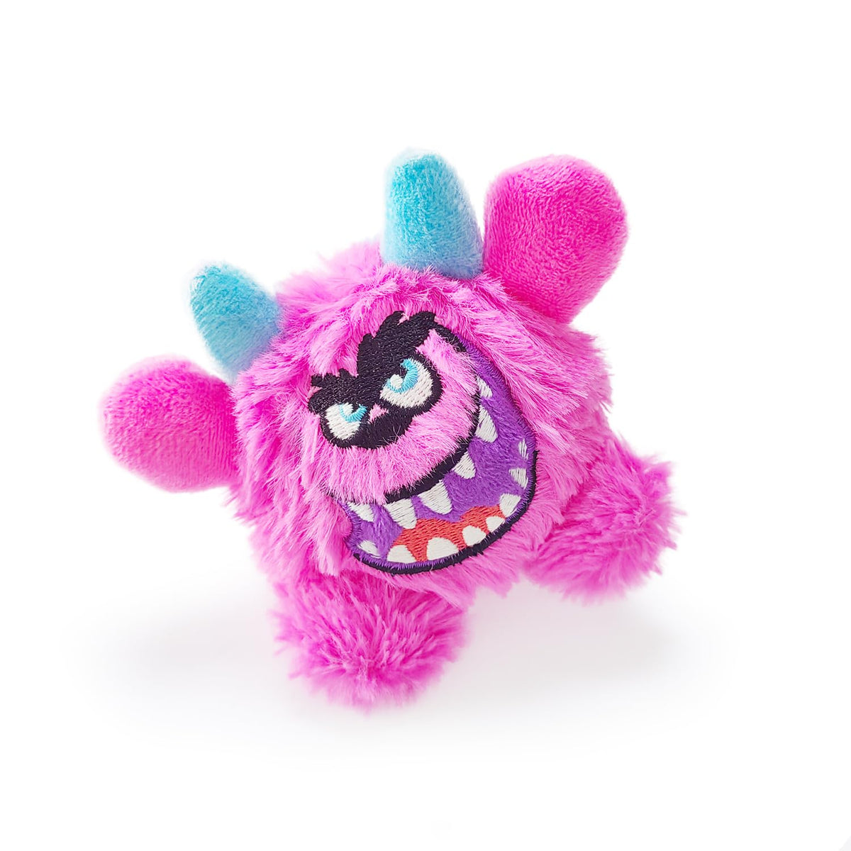 FCCUM Squeaky Plush Dog Ball exterior—skin-friendly plush for gentle cuddles and play.