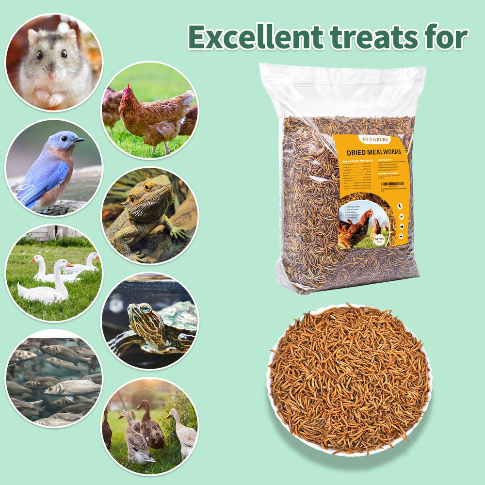 FCI GRUBS organic-non-gmo label closeup highlights premium ingredients for reliable poultry feed