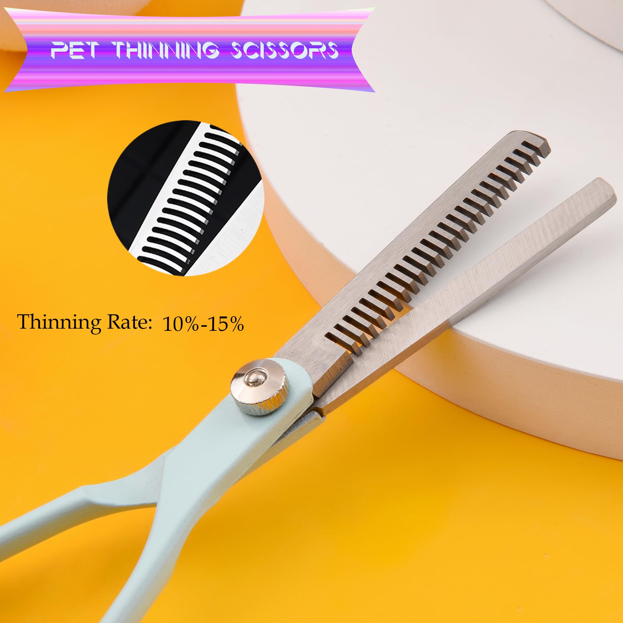 Fcysy grooming comb detangles and preps fur before cutting.