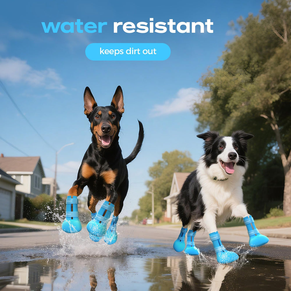 Fdceligoo easy-on-off silicone booties simplify paw protection