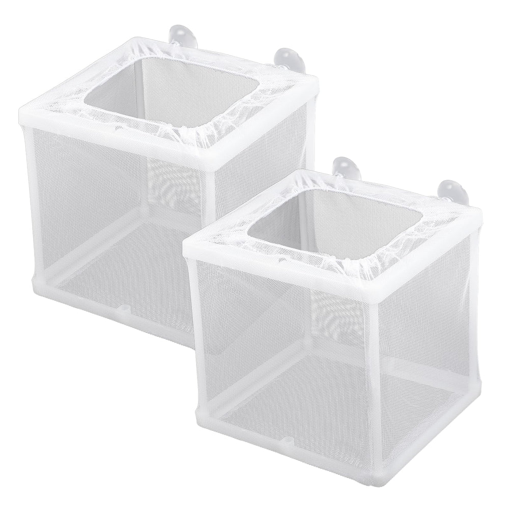 FdcLixuvol 2-pack fish incubator box front view for safe fry separation.
