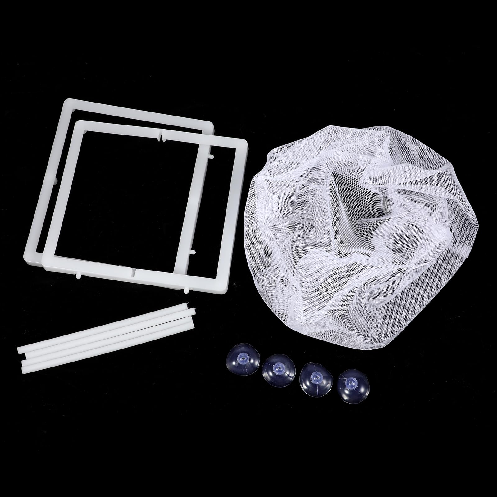 FdcLixuvol 2-pack suction cups attached for stable mounting.