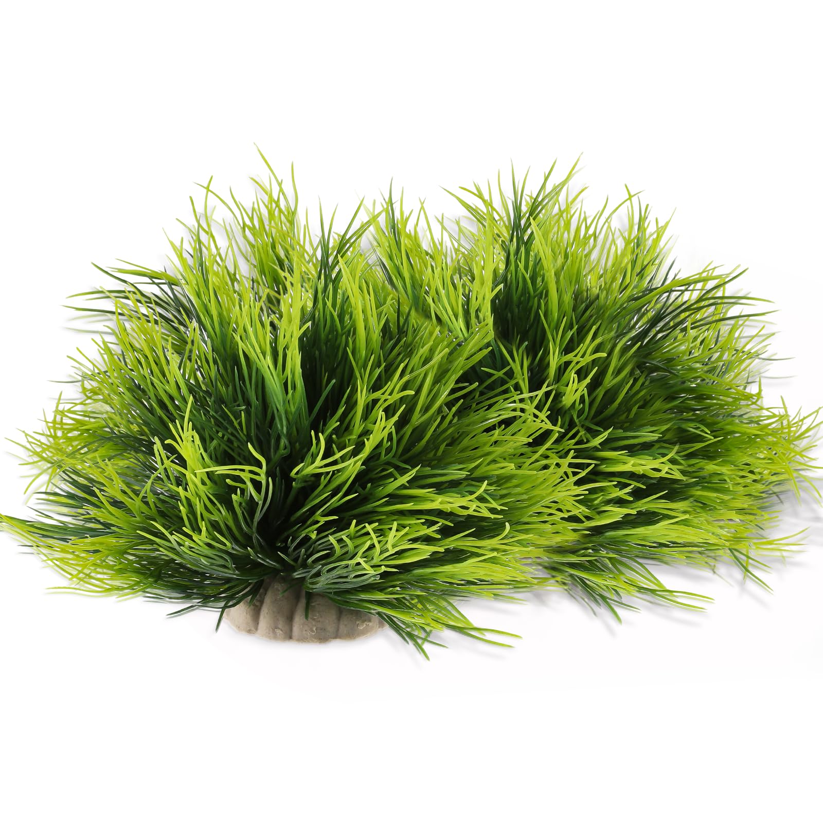 FdcLixuvol artificial aquarium plant green 15x15 base for stability