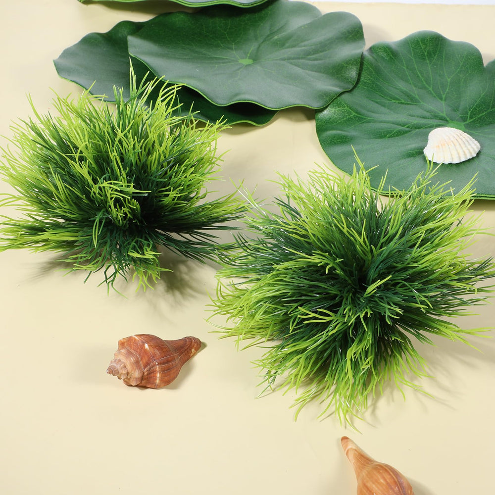 FdcLixuvol green 15x15 plant decor perfect for anchoring in any fish tank