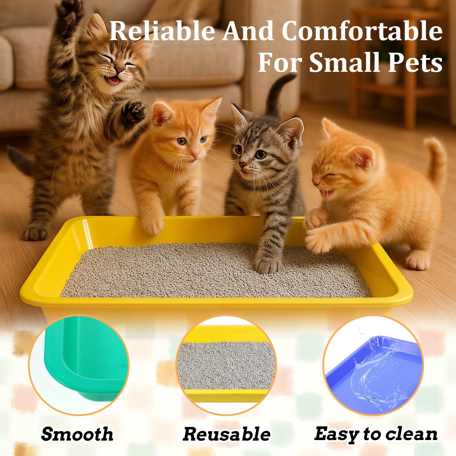 FdcZeyxior low-entry litter box in use for easy access