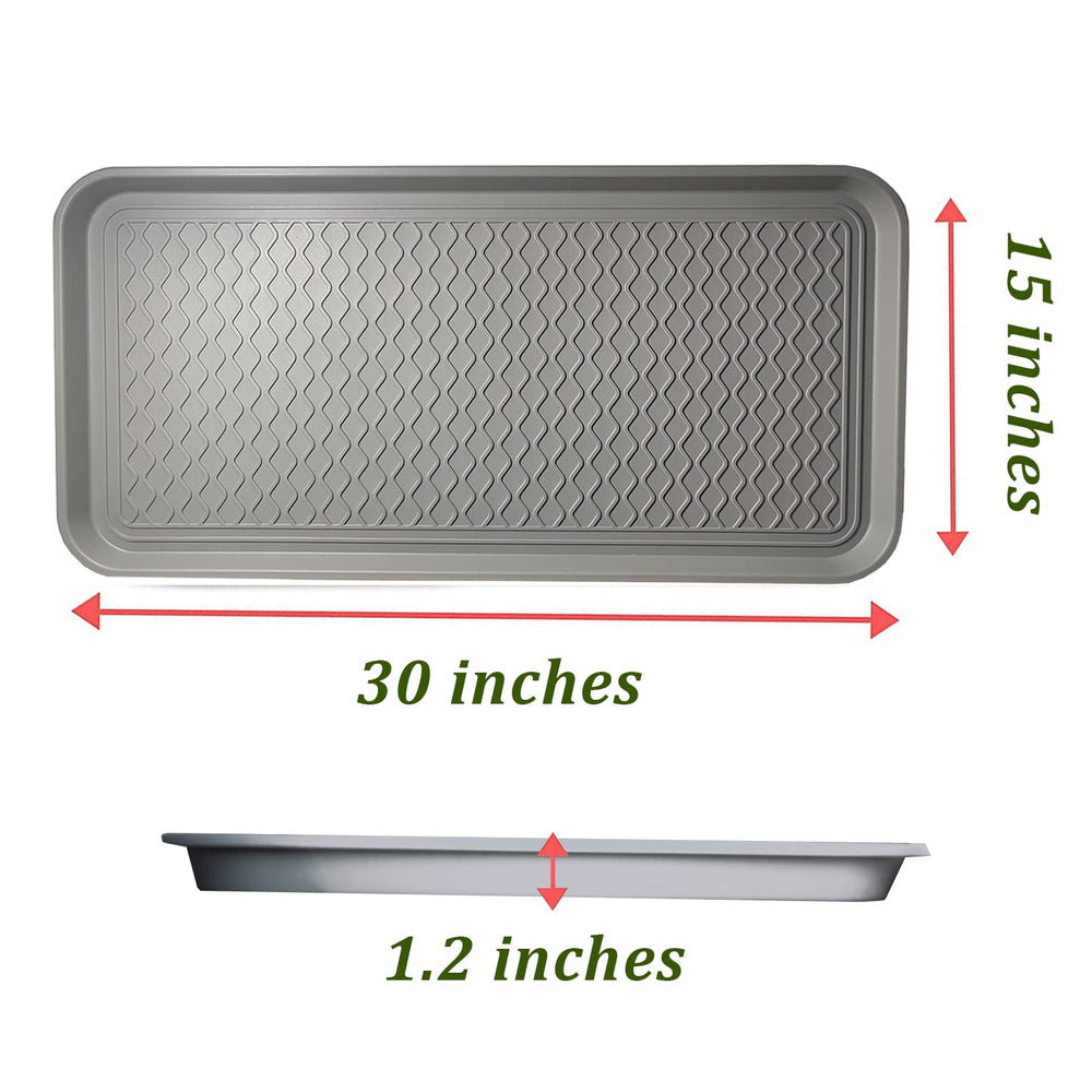 FDGARDEN boot tray two-pack set for organized footwear