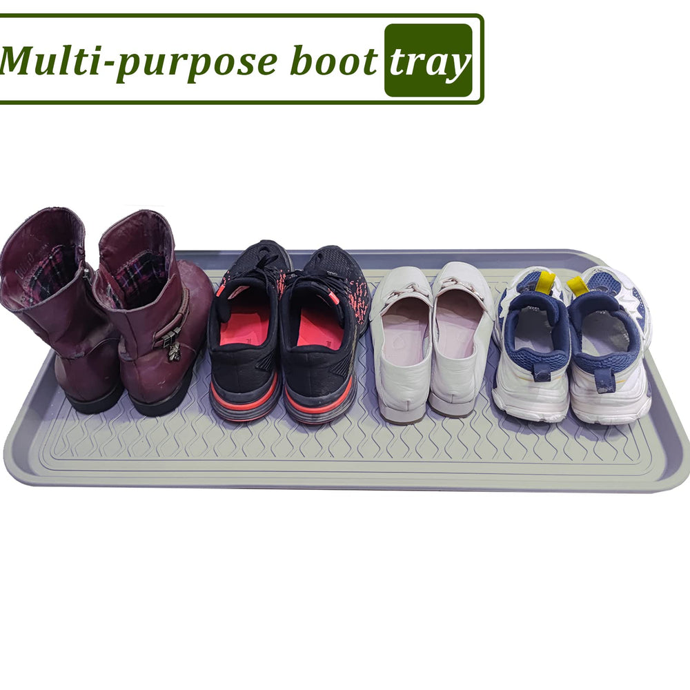 FDGARDEN boot tray with 30x15 inch footprint accommodates boots and plants