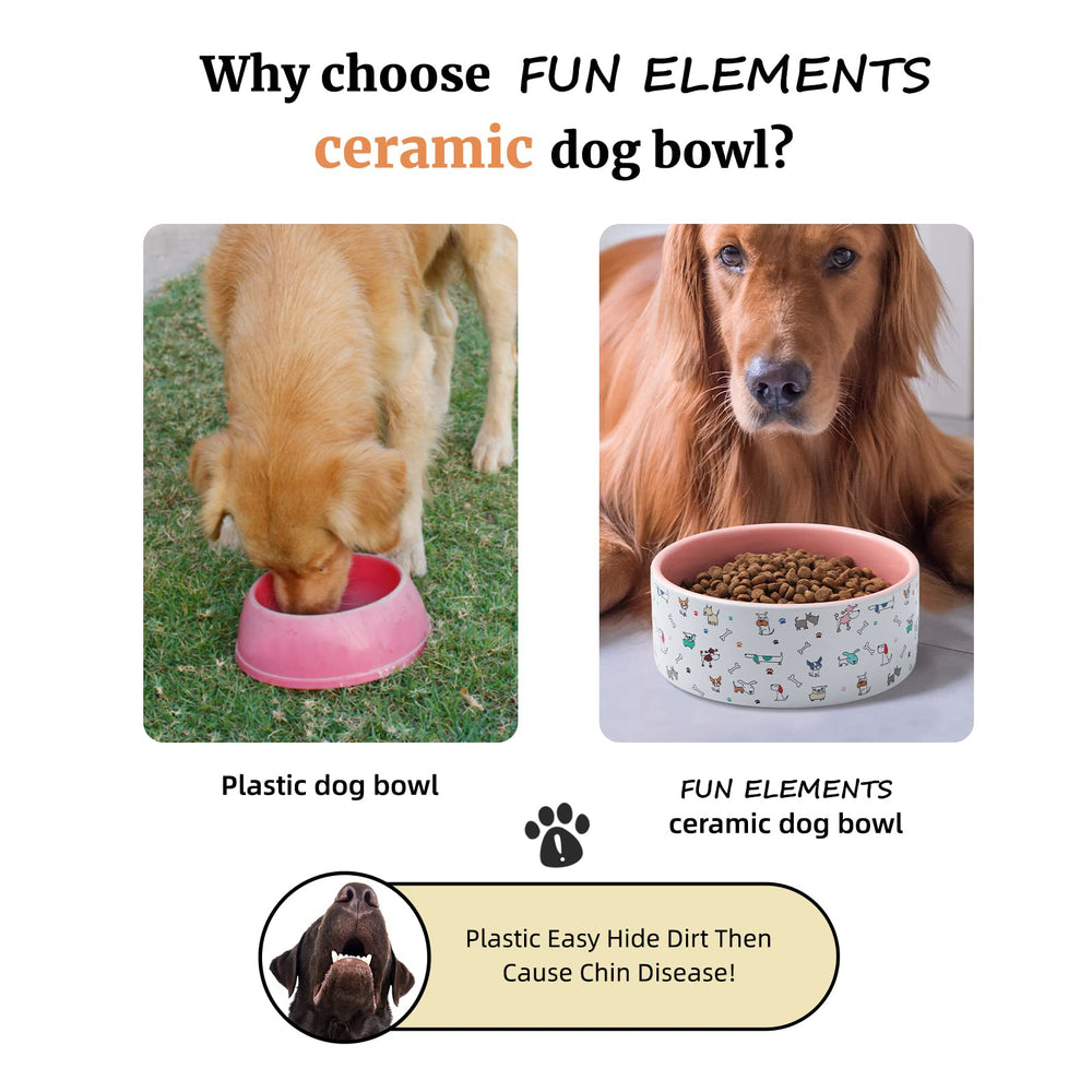 FE Fun Elements bowl is dishwasher-safe for easy cleaning.