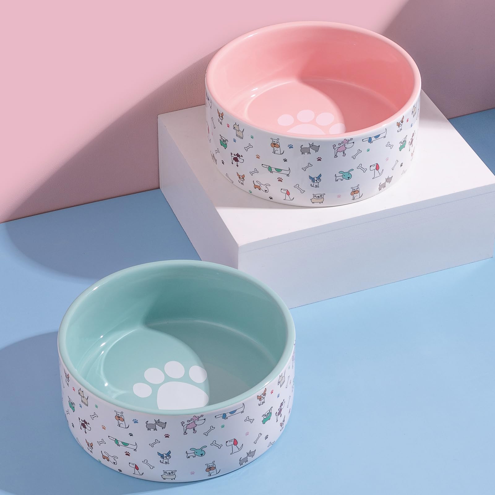 FE Fun Elements durable ceramic for daily meals and water.