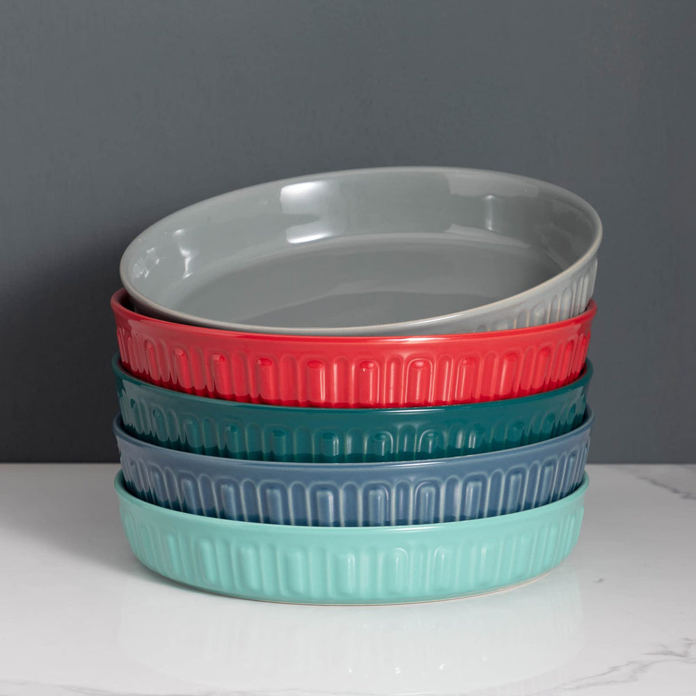 FE Fun Elements shallow dog bowls grey multi-pet use potential.