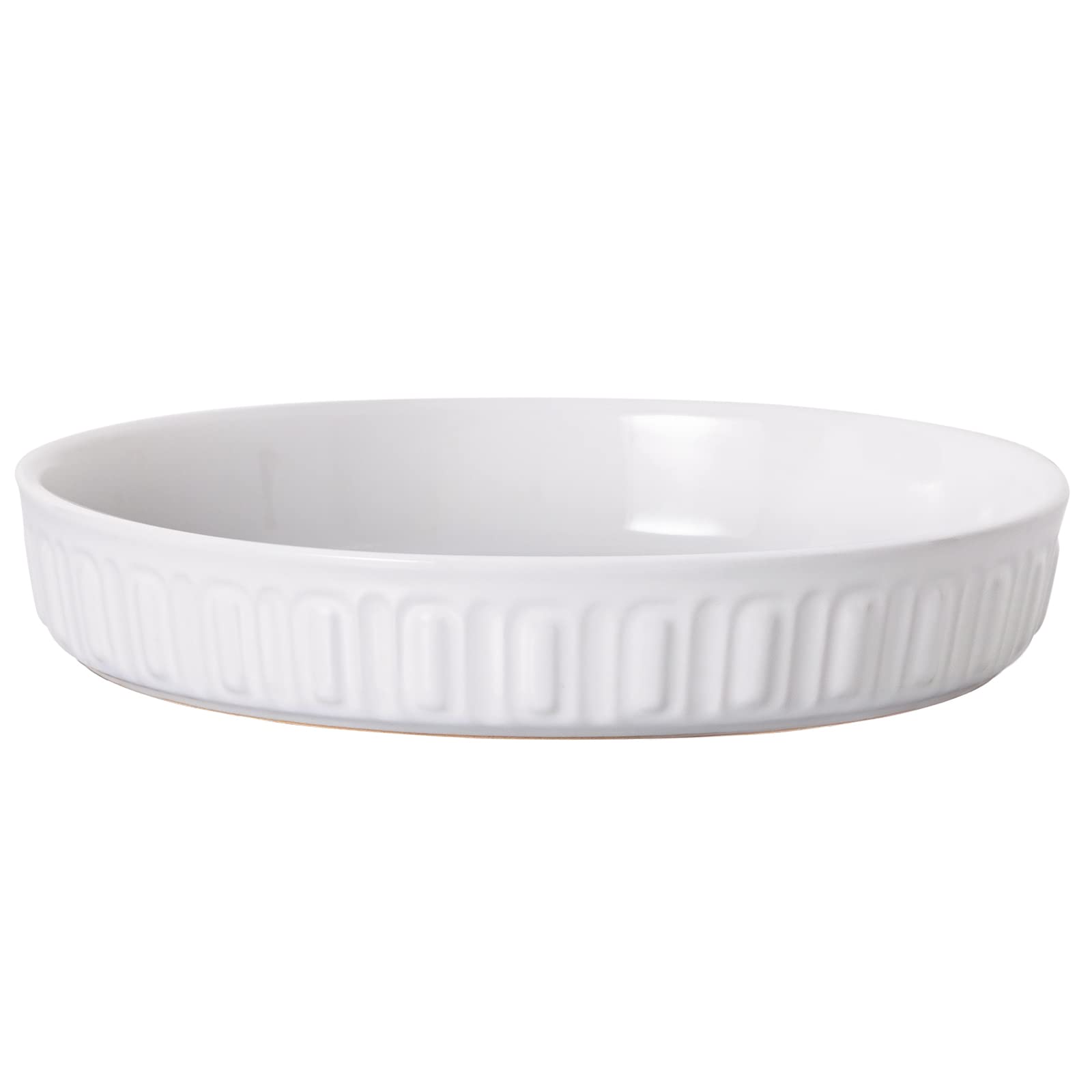FE Fun Elements white shallow dog bowl with flat wide design for stable feeding