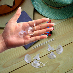 FEBSNOW aquarium plant holder attachment helps secure plants neatly without scratching glass