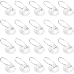 FEBSNOW aquarium suction cups clip closeup, transparent design ideal for clean tank setups with reliable hold