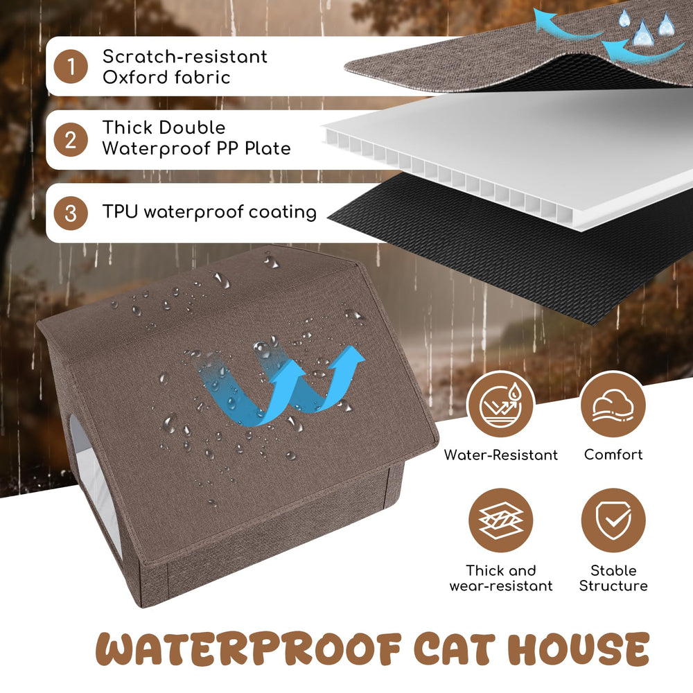 Fecuria insulated cushion inside providing warm, soft resting spot