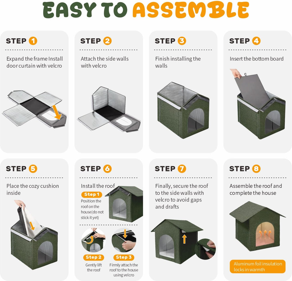 Fecuria tool-free Velcro assembly highlights quick setup.