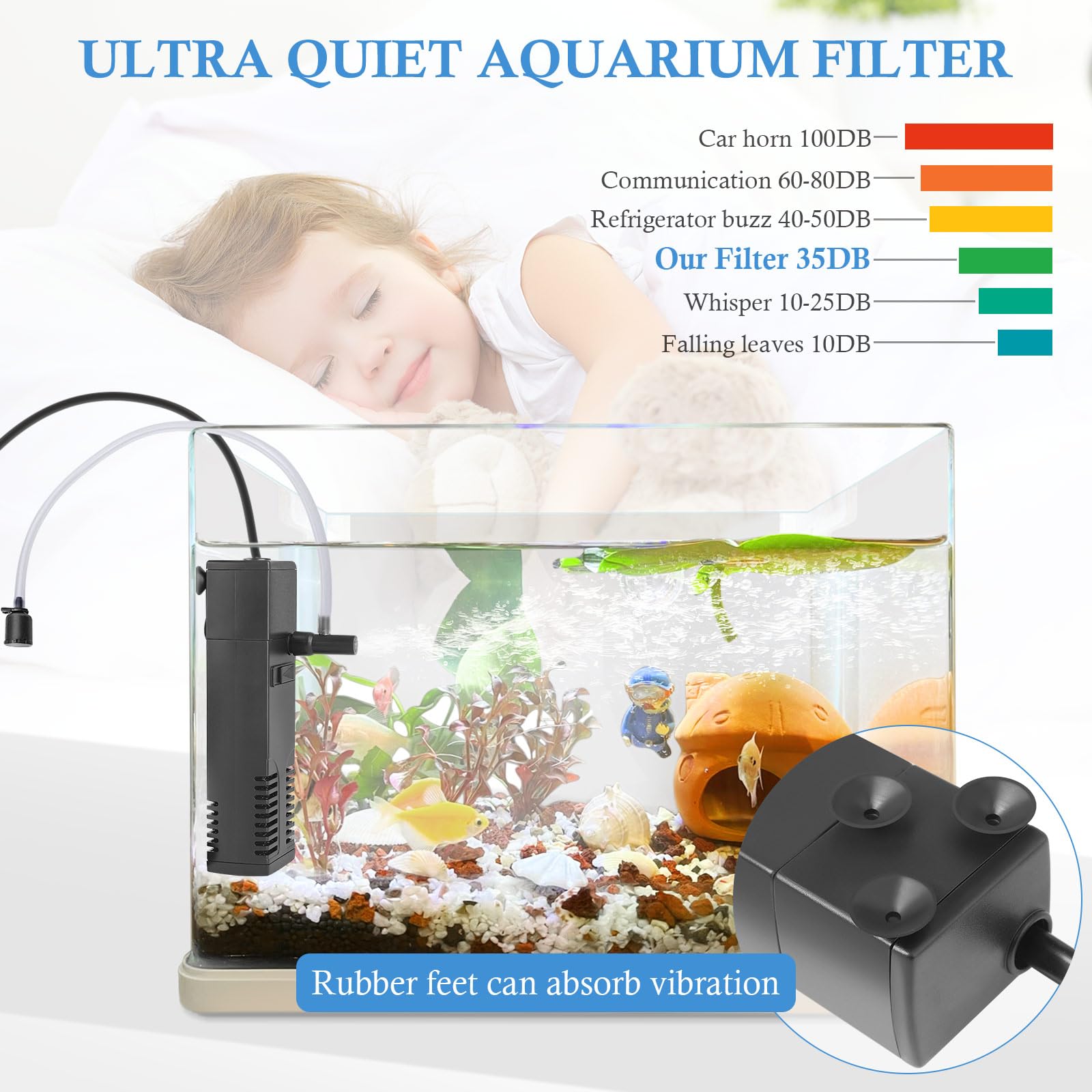 FEDOUR spray-bar waterfall creates gentle, visually appealing oxygenation.