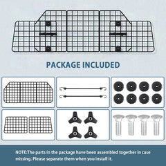 FEED GARDEN extendable width image demonstrates wide universal-fit capability