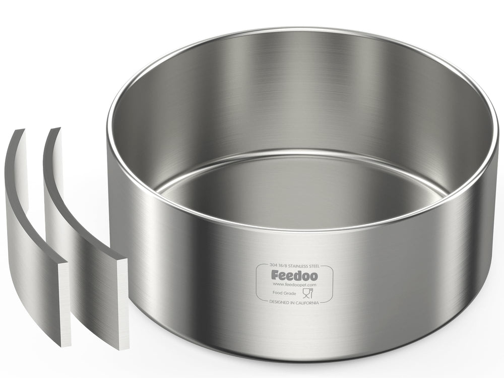 Feedoo 82oz double-walled insulated bowl preserves temperature for meals.