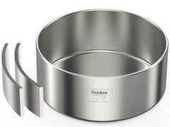 Feedoo 82oz double-walled insulated bowl preserves temperature for meals.
