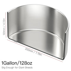 Feedoo durable non-slip base keeps the bowl steady during meals