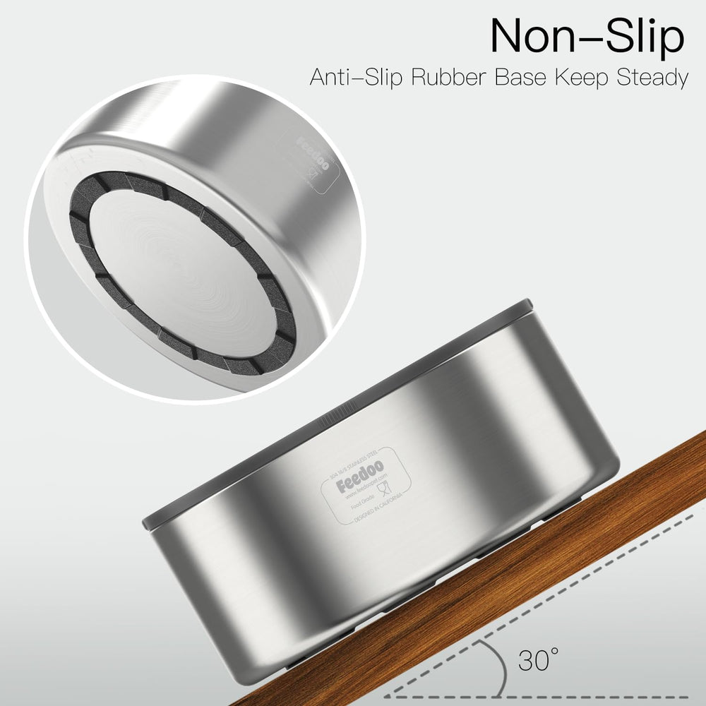 Feedoo food-grade 304 stainless steel ensures durable, safe hydration.