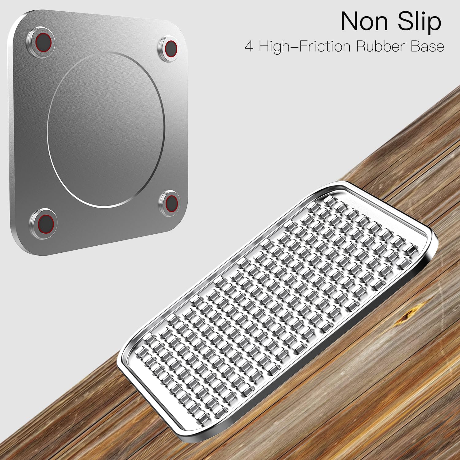 Feedoo lick mat measures 9.65 inches square for medium and large dogs
