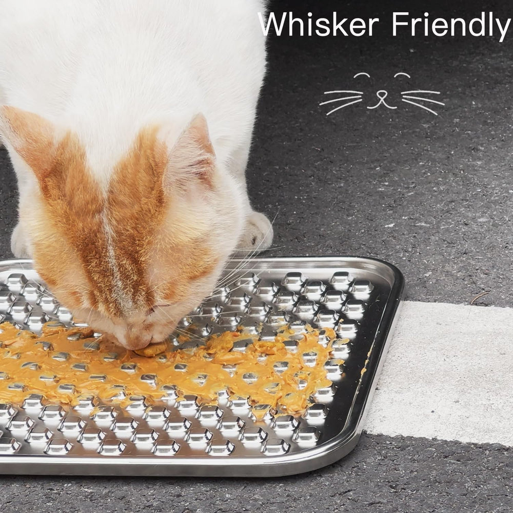 Feedoo lick mat is dishwasher safe for easy cleanup