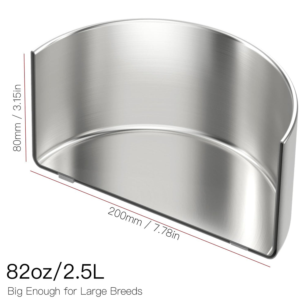 Feedoo non-slip-base bowl keeps pets steady during enthusiastic eating.