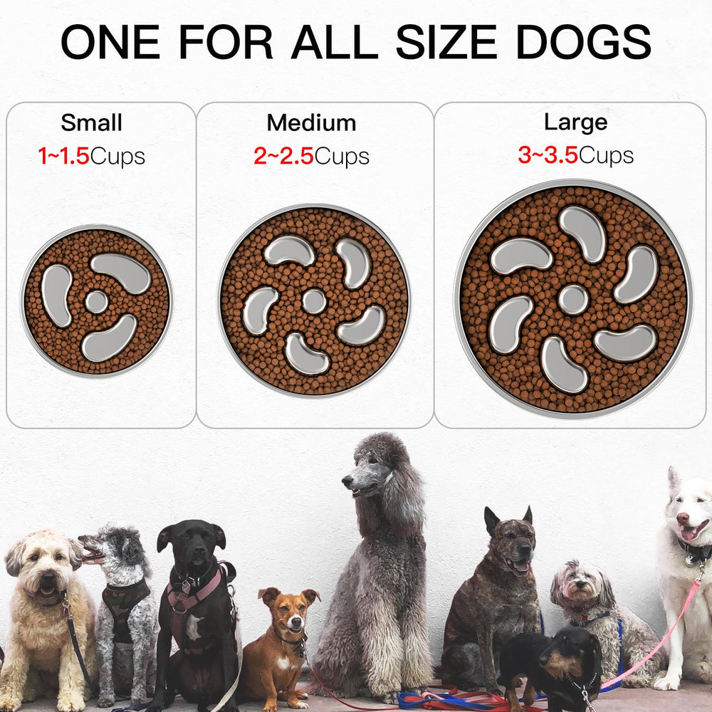 Feedoo Slow Feeder Bowl 2cups-capacity for medium dogs