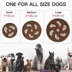Feedoo Slow Feeder Bowl 2cups-capacity for medium dogs