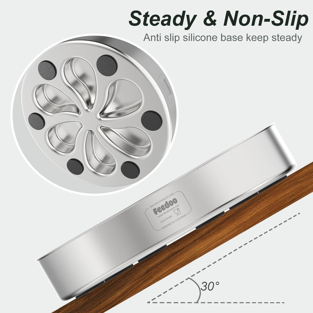 Feedoo dishwasher-safe slow feeder bowl for effortless cleanup after meals
