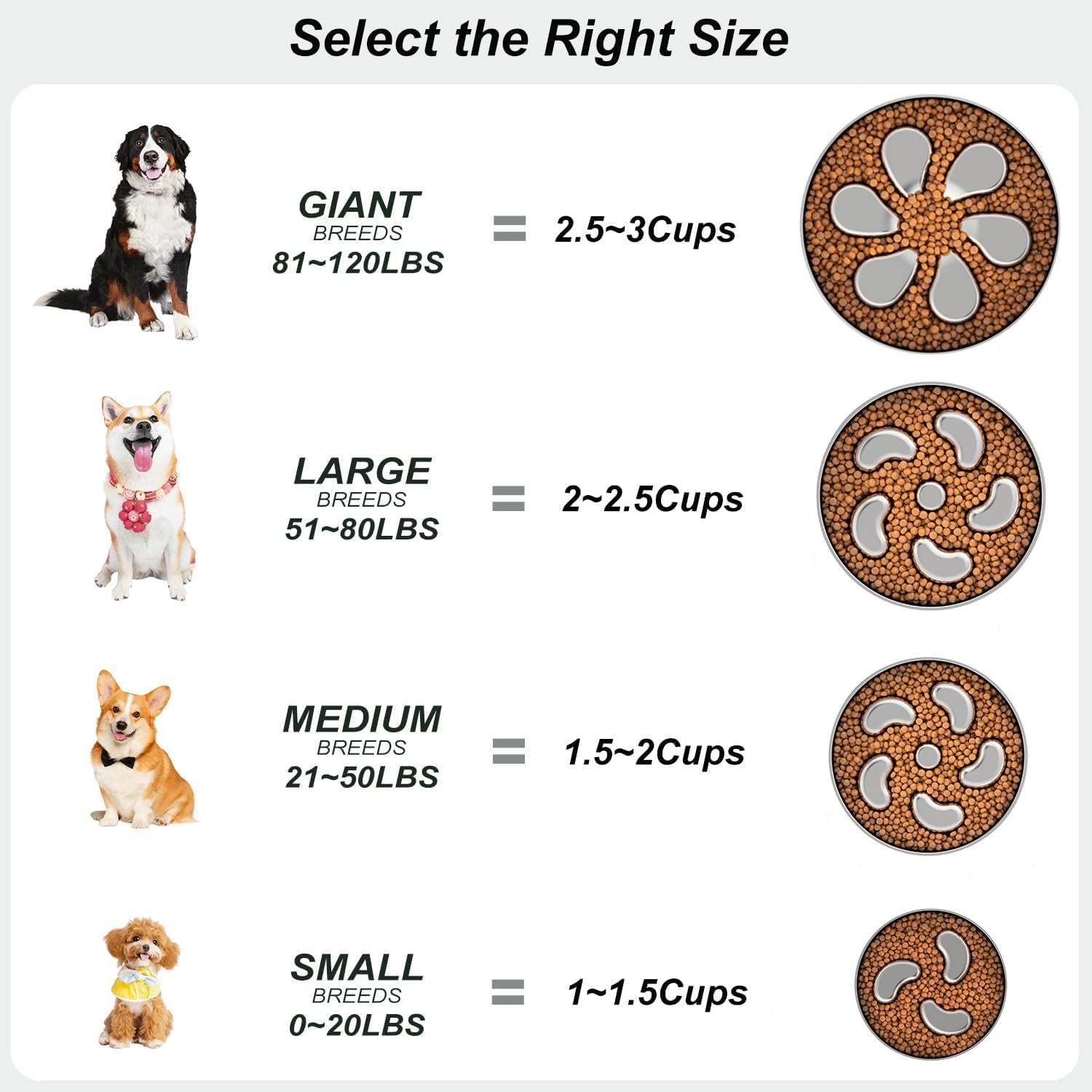 Feedoo slow feeder bowl non-slip base keeps meals stable during feeding