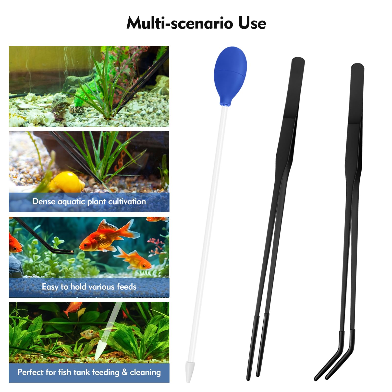 Feehope aquarium care bundle offers all-in-one maintenance tools.