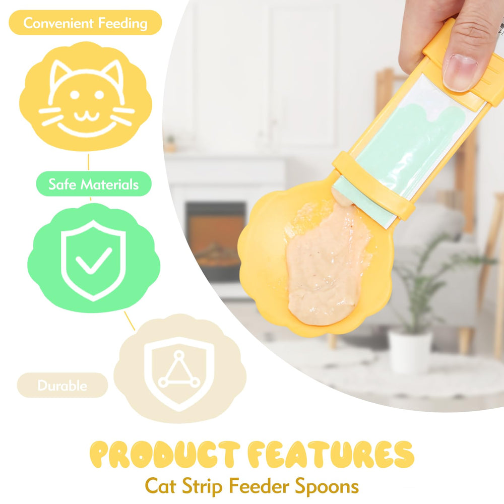 feehope safe-material cat spoon made from food-grade materials.