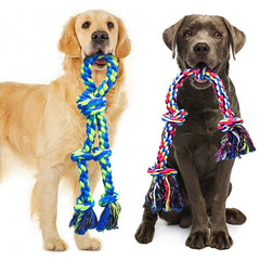 Feeko heavy-duty rope toy bundle for large dogs, durable and chew-friendly