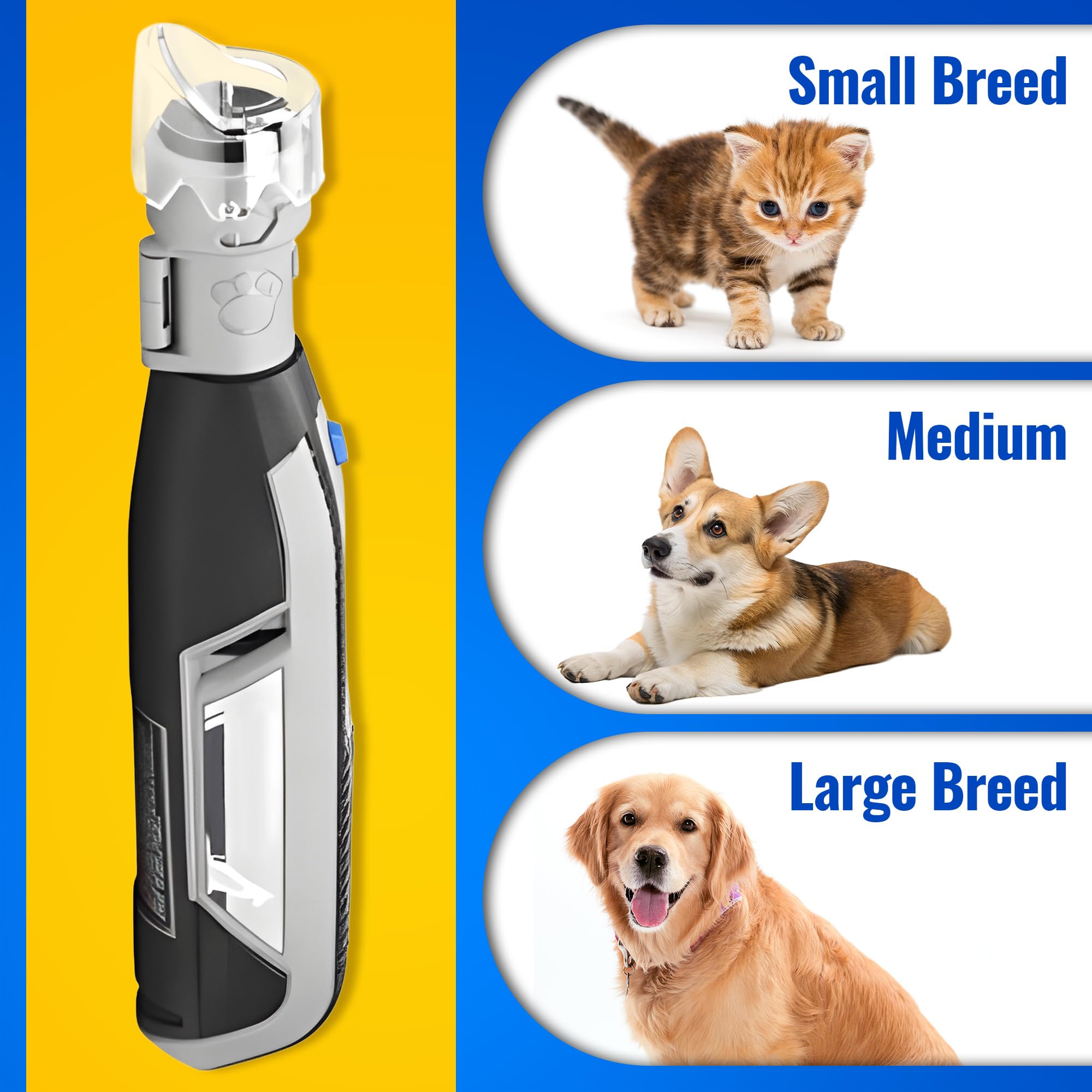 Feekoon cat-nail-care-disc-kit demonstrates gentle, controlled grinding for cats.