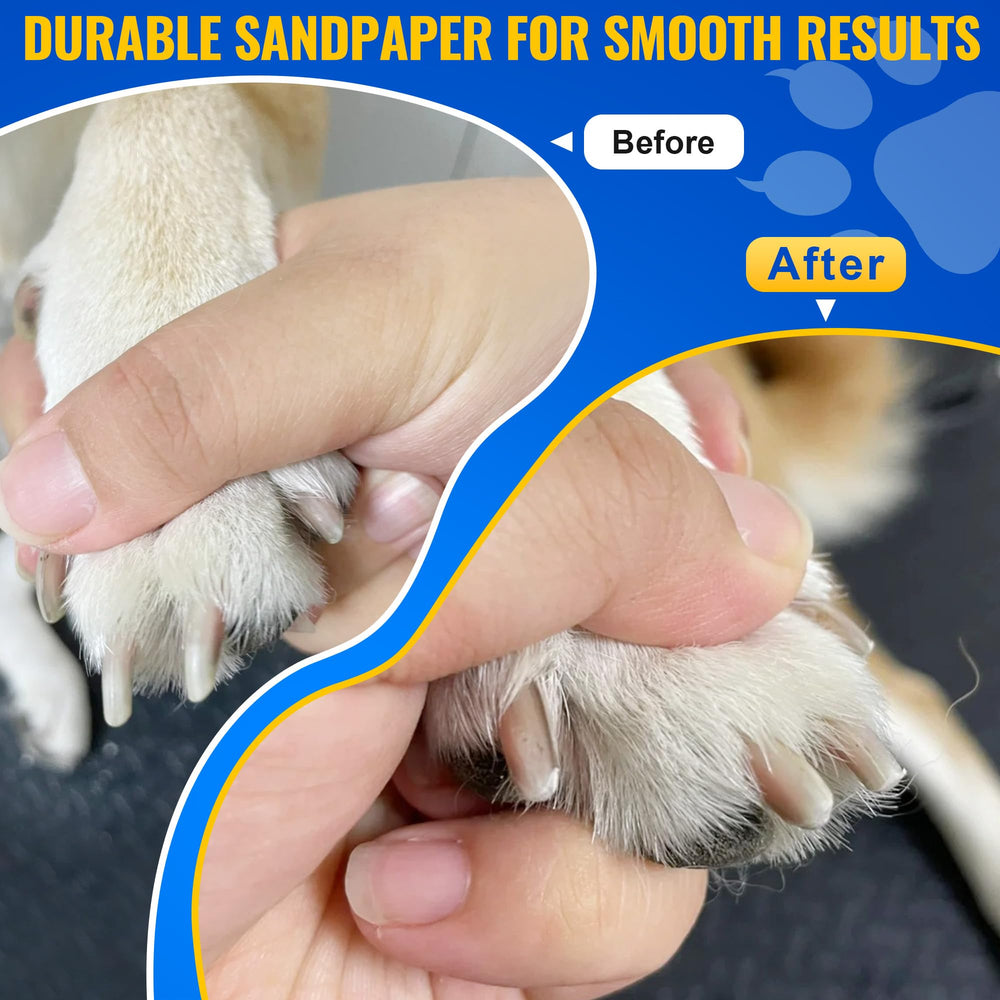 Feekoon dog-nail-trimmer-disc-set shown for safe at-home trimming.
