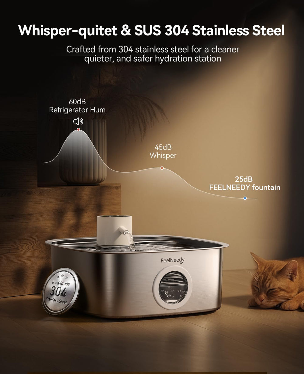 FEELNEEDY compact design fits kitchens or living spaces