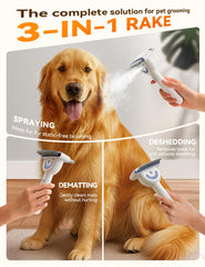 FEELNEEDY dog brush dual-23-tooth side tackles mats with precision