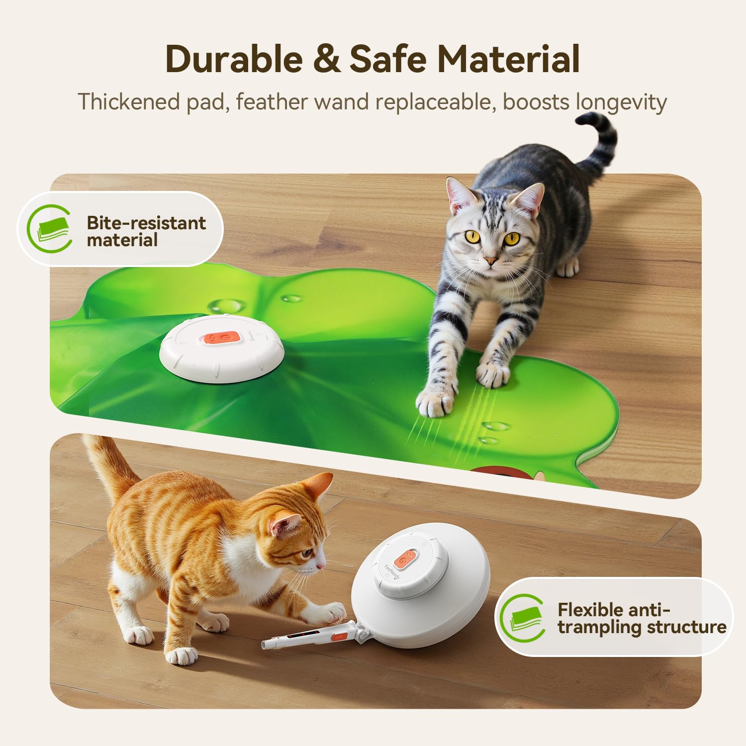FEELNEEDY durable ABS construction for long-lasting play