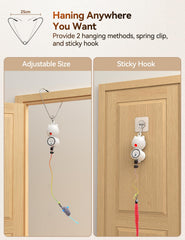 FEELNEEDY mouse teaser offers varied motion to spark hunting behavior