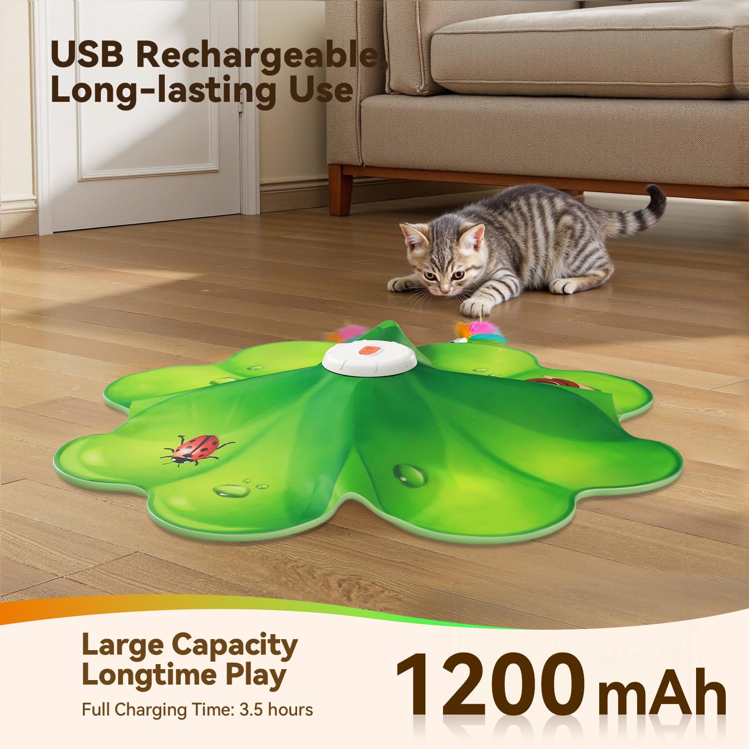 FEELNEEDY Type-C recharge port for easy power on demand