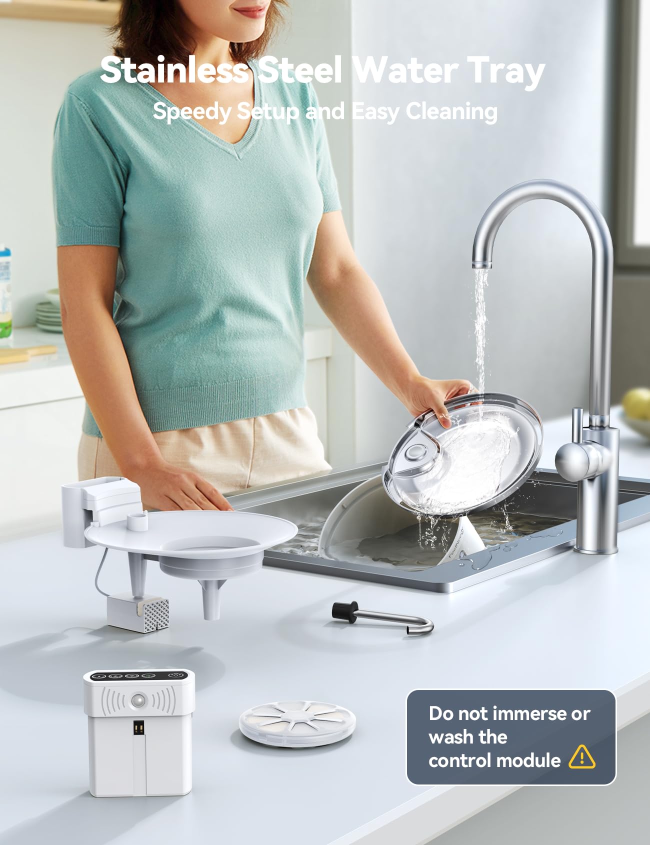 FEELNEEDY vertical filtration system close-up reveals multi-stage purification