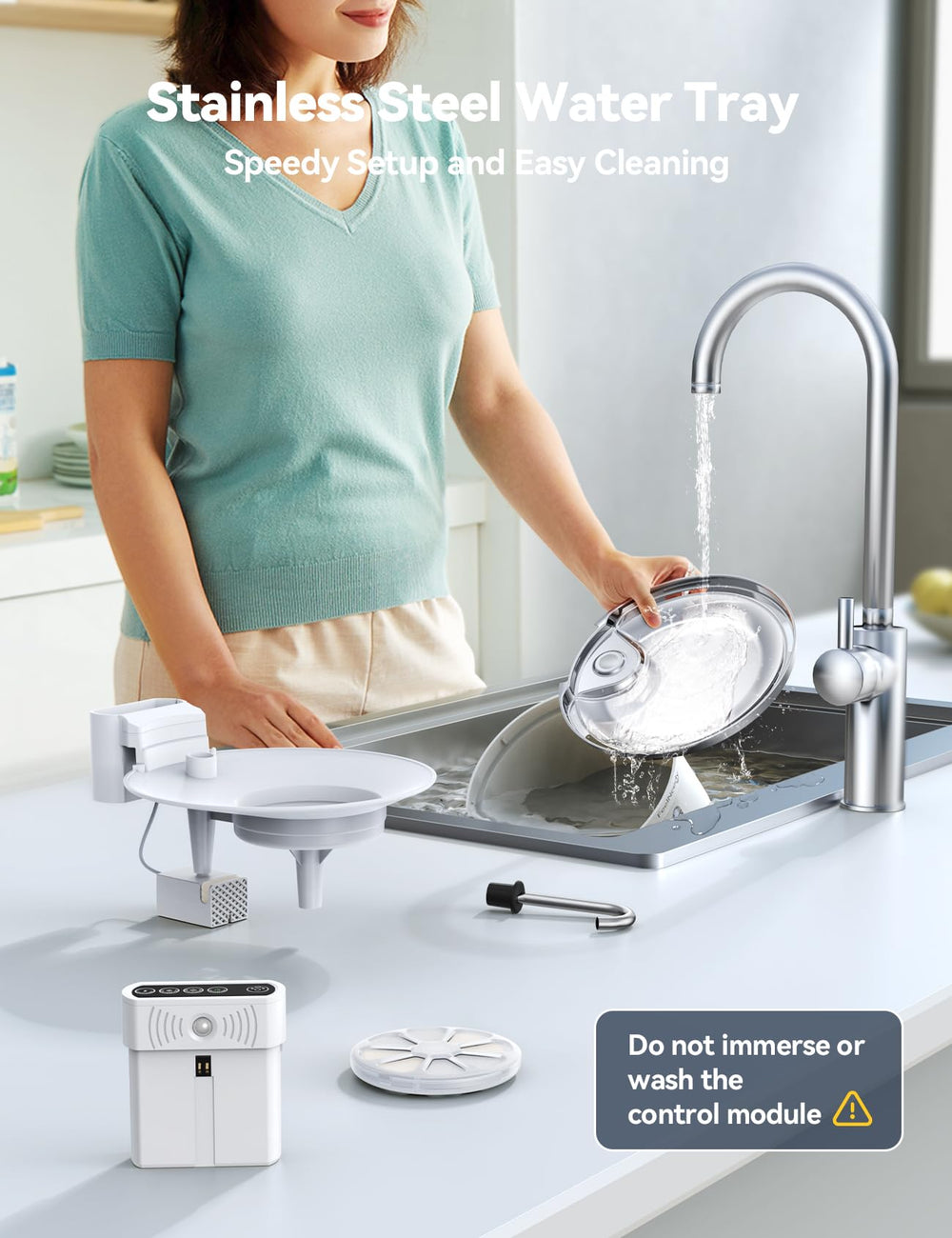 FEELNEEDY vertical filtration system close-up reveals multi-stage purification
