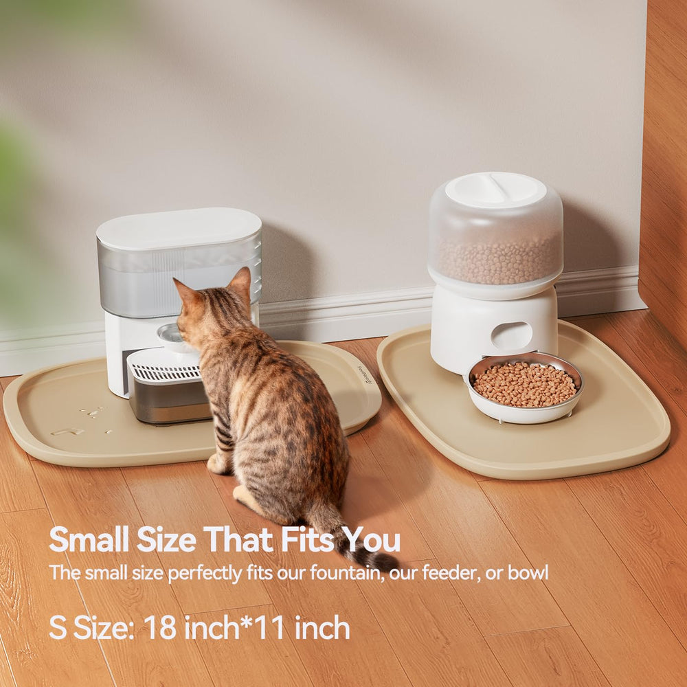 FEELNEEDY 18x12x0.5 inch feeding pad designed for small to medium pets